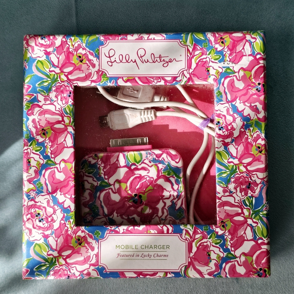 Lilly Pulitzer Charger - Lucky Charms